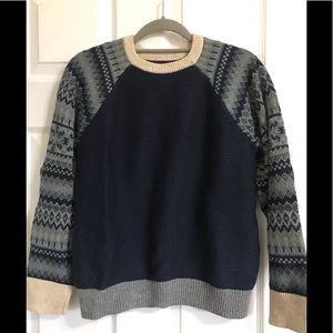 Gap sweater, dark blue and gray